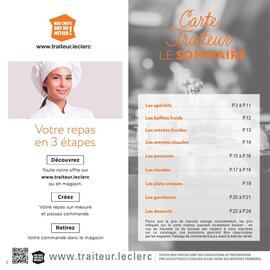 Catalogue E.Leclerc | CARTE TRAITEUR page 2