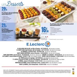 Catalogue E.Leclerc | CARTE TRAITEUR page 24