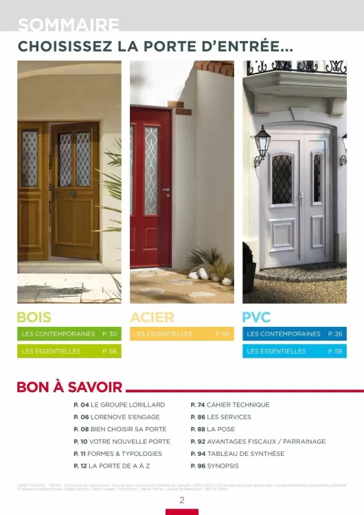 Catalogue Fenêtres Lorenove (valable jusqu'au 31-07)