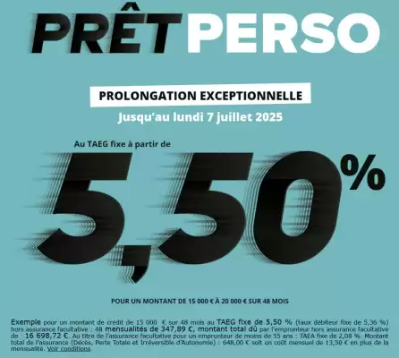 Catalogue Carrefour Banque (valable jusqu'au 7-07)