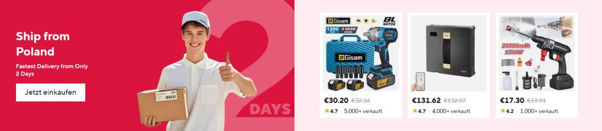 AliExpress Flugblatt Seite 1