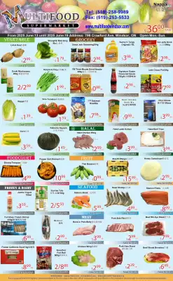MultiFood Supermarket flyer (valid until 19-06)