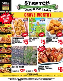 Sacks Food Co. flyer Page 1