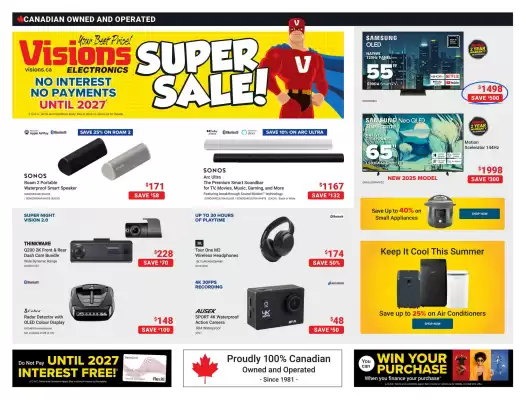 Visions Electronics flyer (valid until 19-06)