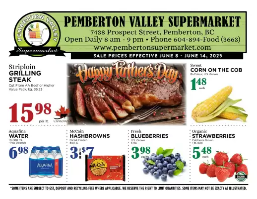Pemberton Valley Supermarket flyer (valid until 19-06)