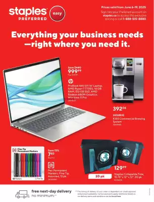 Staples flyer (valid until 19-06)