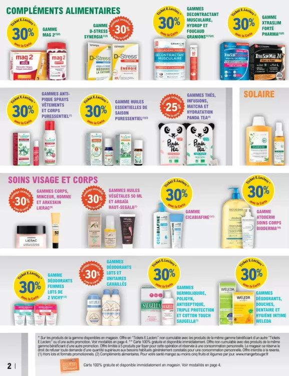 Catalogue E.Leclerc Parapharmacie (valable jusqu'au 21-07)