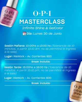 Catálogo Opi Esmaltes (válido hasta 30-06)