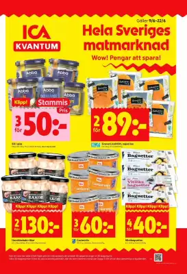 ICA Kvantum reklamblad