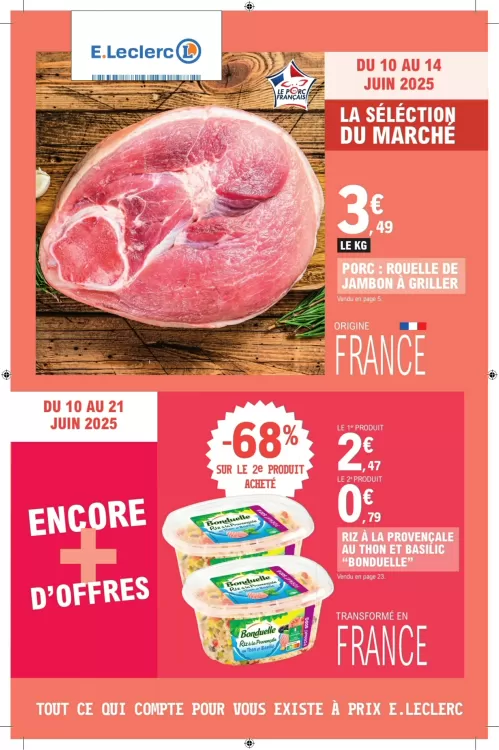 Catalogue E.Leclerc (valable jusqu'au 21-06)