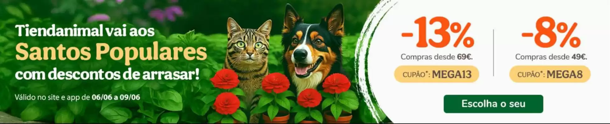 Folheto TiendAnimal (válido até 9-06)