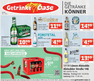 Getränke Oase Prospekt Seite 1
