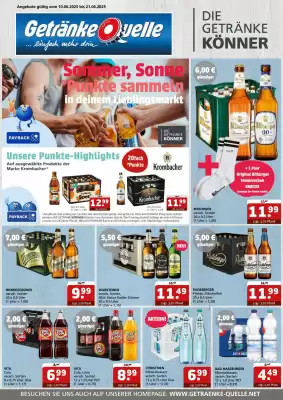 Getränke Quelle Prospekt (gültig bis 21-06)