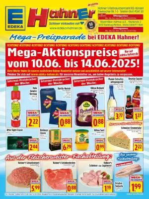 EDEKA Hahner Prospekt (gültig bis 14-06)