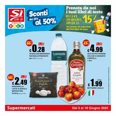 Volantino Sì con te Supermercati (valido fino al 18-06)