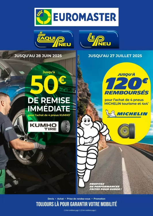 Catalogue Euromaster (valable jusqu'au 22-06)