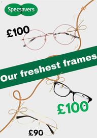 Specsavers leaflet Page 1