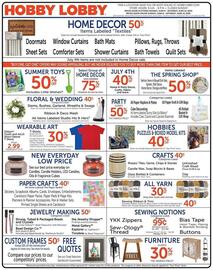 Hobby Lobby Weekly Ad week 24 Page 1