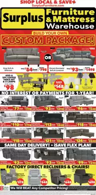 Surplus Furniture flyer (valid until 16-06)