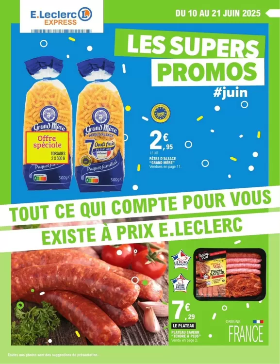 Catalogue E.Leclerc Express (valable jusqu'au 21-06)