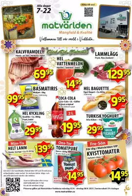 Matvärlden Tensta reklamblad