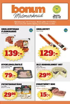Bonum Matmarknad reklamblad
