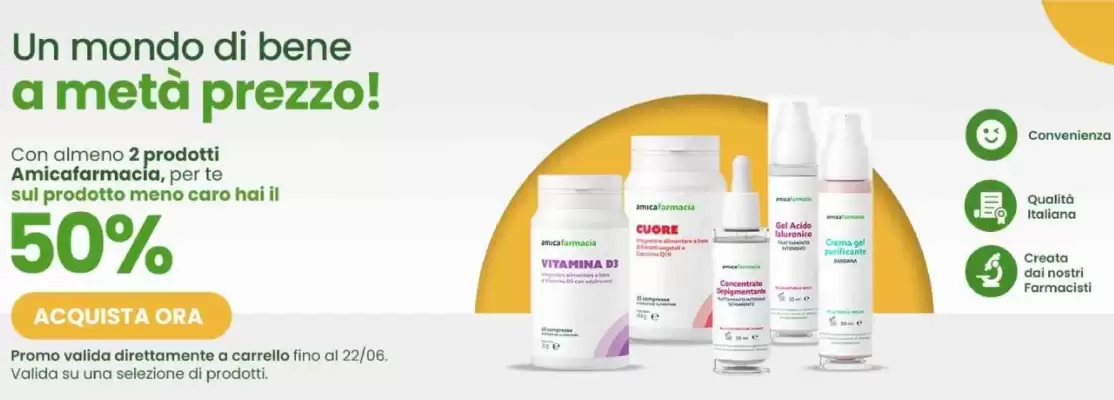 Volantino Amicafarmacia (valido fino al 22-06)