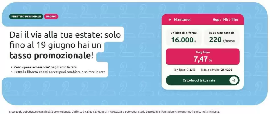Volantino Findomestic (valido fino al 19-06)
