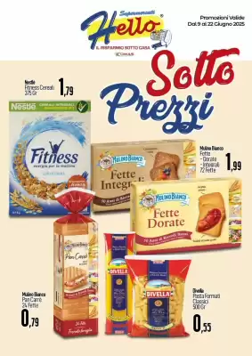 Volantino Hello Supermercati (valido fino al 22-06)