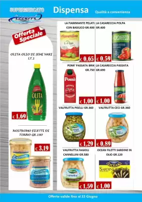 Volantino Supermercato Azzurro (valido fino al 22-06)