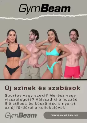 GymBeam akciós újság (érvényes eddig: 9-07)