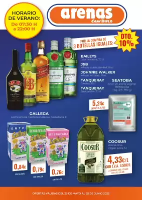 Folleto Arenas CashDiplo (válido hasta el 25-06)