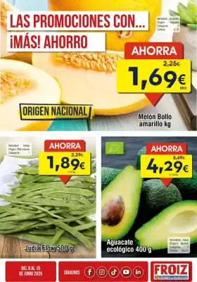 Folleto FROIZ (válido hasta el 15-06)