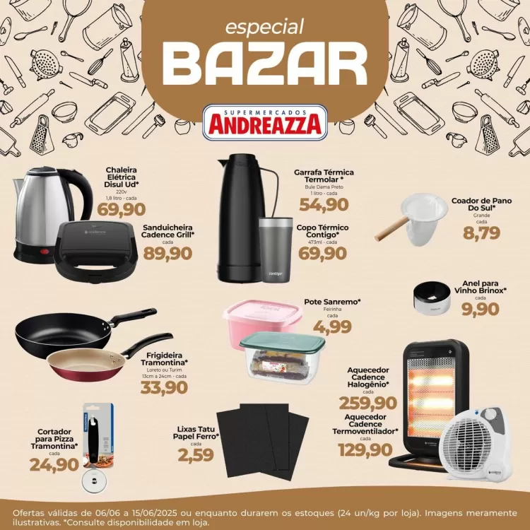 Catálogo Supermercados Andreazza (válido até 15-06)