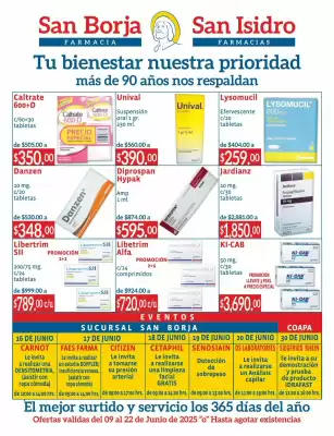 Catálogo Farmacias San Isidro y San Borja