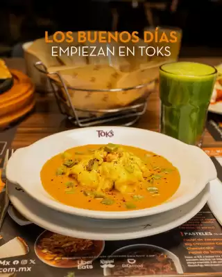 Catálogo Toks Restaurante (válido hasta 30-06)