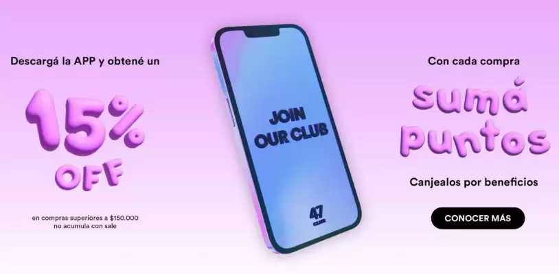 Catálogo 47 Street (válido hasta 17-06)