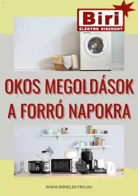 Biri Elektro akciós újság (érvényes eddig: 16-07)