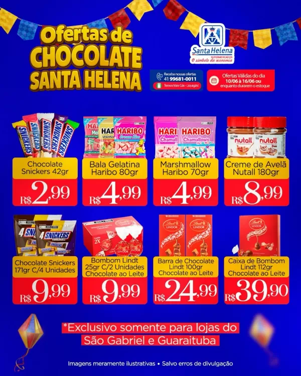 Catálogo Supermercados Santa Helena (válido até 15-06)