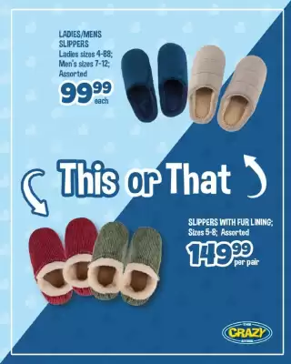 The Crazy Store catalogue