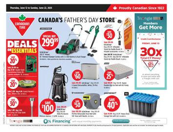 Canadian Tire flyer Page 1