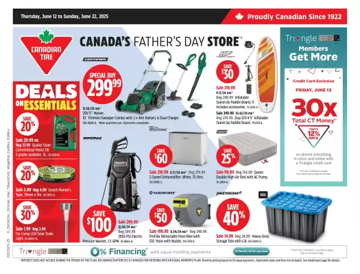 Canadian Tire flyer (valid until 22-06)