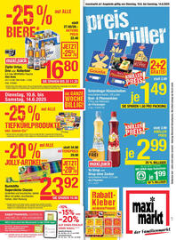 Maximarkt Flugblatt Seite 1