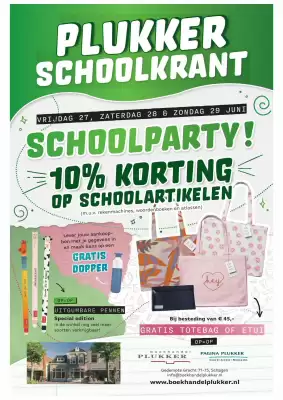 Boekhandel Plukker folder (geldig t/m 29-06)