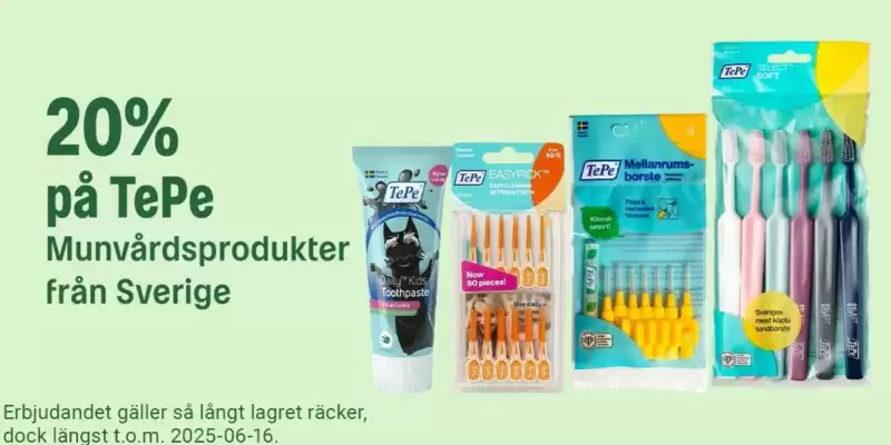 Apotea reklamblad (giltig till och med 16-06)