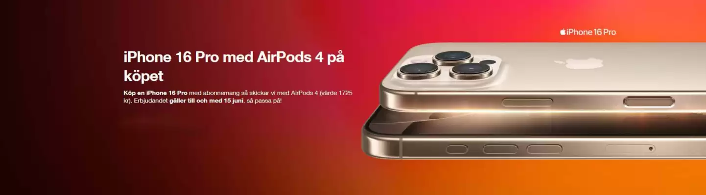 Tre reklamblad