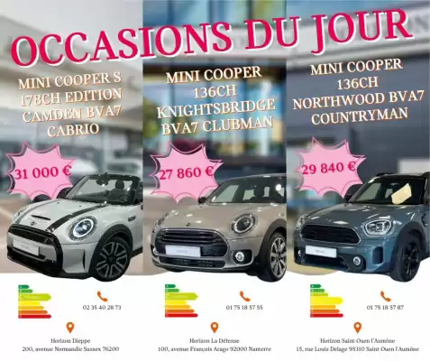 Catalogue Mini (valable jusqu'au 30-09)