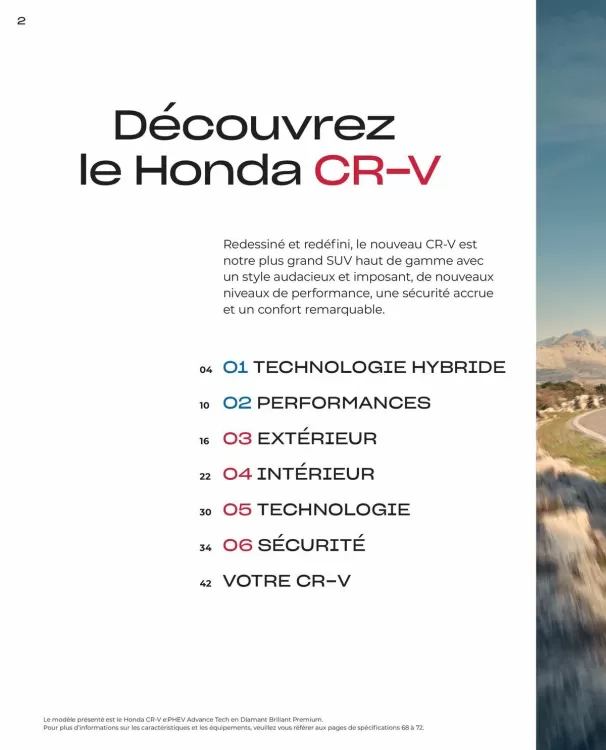 Catalogue Honda (valable jusqu'au 31-03)
