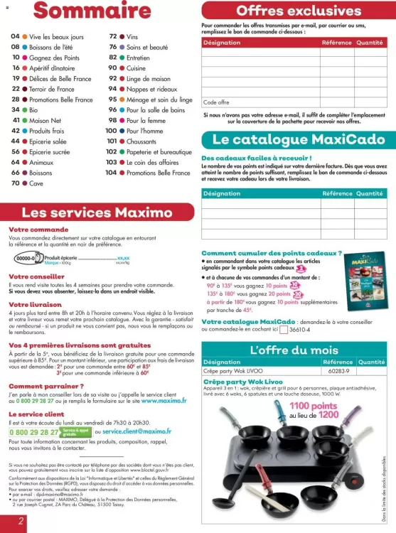 Catalogue Maximo (valable jusqu'au 6-07)