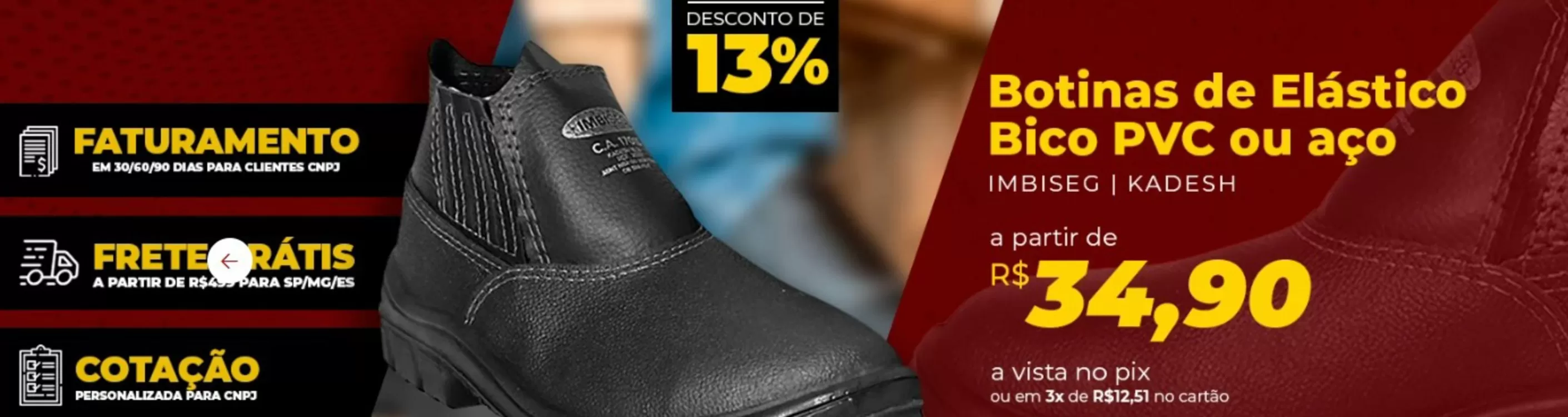 Catálogo Calcados Para Trabalhar (válido até 10-07)